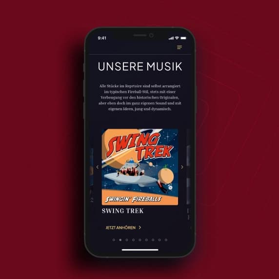 Mobile view on discography
