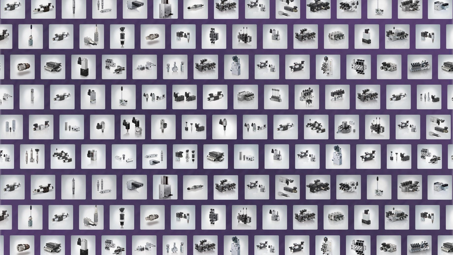 A mosaic of cartridge products available at HAWE