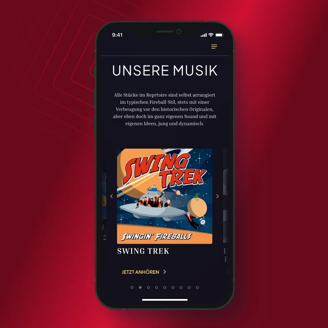 Mobile view on discography